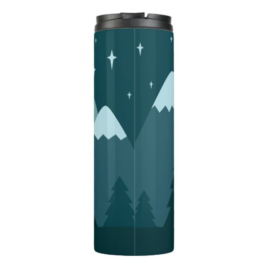 Bouteilles Isothermes Happy Camper Tent and Mountains (Dos)