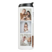 Bouteilles Isothermes Happy First Fête des pères' Photo Collage Keepsaké (Tourné sur la gauche)