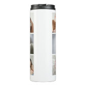 Bouteilles Isothermes Happy First Fête des pères' Photo Collage Keepsaké (Dos)