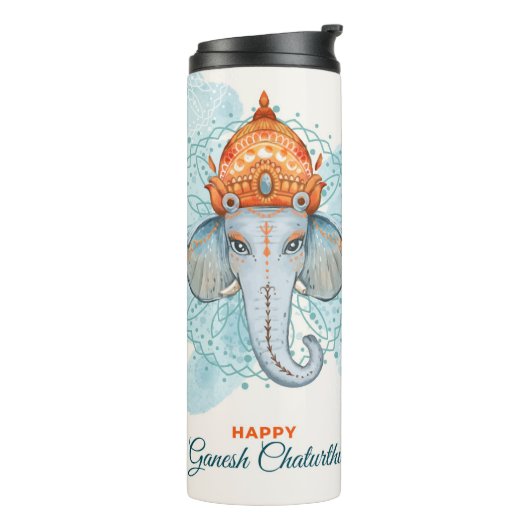 Bouteilles Isothermes Happy Ganesh Chaturthi (Tourné sur la gauche)