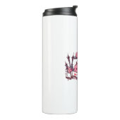 Bouteilles Isothermes Happy Halloween Banner with Castle, Pumpkin, Black (Tourné sur la gauche)