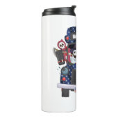 Bouteilles Isothermes happy halloween bus chemise de fête gens (Tourné sur la gauche)