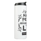 Bouteilles Isothermes Happy Life with Faith – Proverbs 15:15 Art (Tourné sur la gauche)