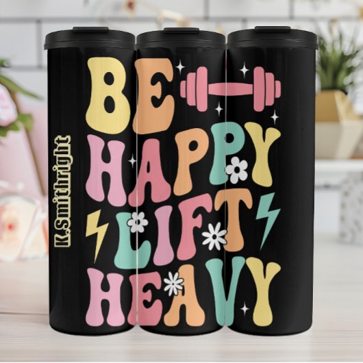 Bouteilles Isothermes Happy Lift Heavy Colorful Graphic