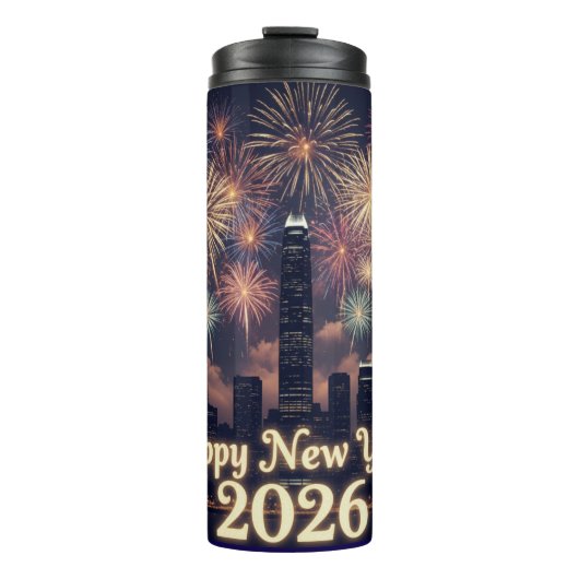 Bouteilles Isothermes Happy New Year Bottle | Stylish Celebration Drinkw (Devant)