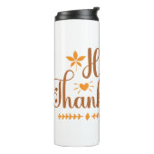 Bouteilles Isothermes Happy Thanksgiving (Tourné sur la gauche)