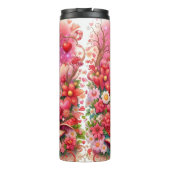 Bouteilles Isothermes Happy Valentine Day Giraffe Floral Wrap (Dos)