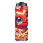 Bouteilles Isothermes Happy Valentine Day Smiling Heart (Devant)