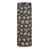 Bouteilles Isothermes Haricots et coeurs de café (Dos)