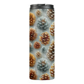 Bouteilles Isothermes Harmonie des Pinecones d'hiver (Dos)