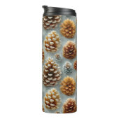 Bouteilles Isothermes Harmonie des Pinecones d'hiver (Tourné sur la droite)