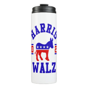 Bouteilles Isothermes Harris Walz 2024 pour le président Patriotic Democ