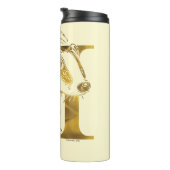 Bouteilles Isothermes Harry Potter | Aguamenti HUFFLEPUFF™ Graphic (Tourné sur la droite)