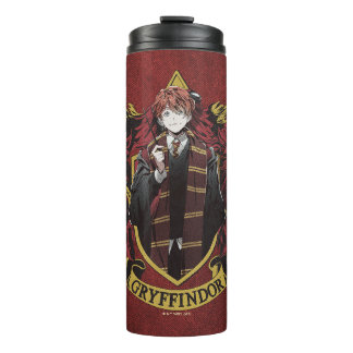 Bouteilles Isothermes HARRY POTTER™ | Anime Ron Weasley House Crest