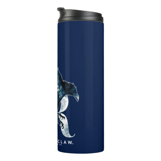 Bouteilles Isothermes Harry Potter | Aquarelle RAVENCLAW™ Raven (Tourné sur la droite)