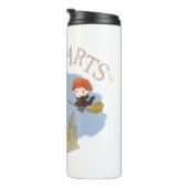 Bouteilles Isothermes HARRY POTTER™, Hermione & Ron Fly Over HOGWARTS™ (Tourné sur la droite)