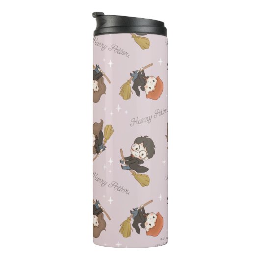 Bouteilles Isothermes HARRY POTTER™, Hermione & Ron Flying Motif (Tourné sur la droite)