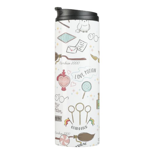 Bouteilles Isothermes HARRY POTTER™ Tiny Magic Pattern (Tourné sur la droite)