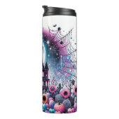 Bouteilles Isothermes Haunted House Halloween Thermal Tumbler (Tourné sur la droite)