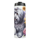 Bouteilles Isothermes Havanais en fleurs baisées par le soleil (Devant)