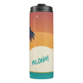 Bouteilles Isothermes Hawaiian/Aloha/Tropical/plage (Devant)