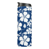 BOUTEILLES ISOTHERMES HAWAIIAN HULA (HIBISCUS) NAVY (Tourné sur la droite)