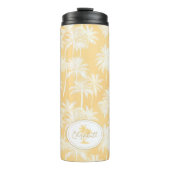 Bouteilles Isothermes Hawaiian Palm Tree Silhouette Motif Gold ID1093 (Devant)