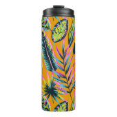 Bouteilles Isothermes Hawaiian Tropical Feuilles Et Plante Imprimer Moti (Devant)