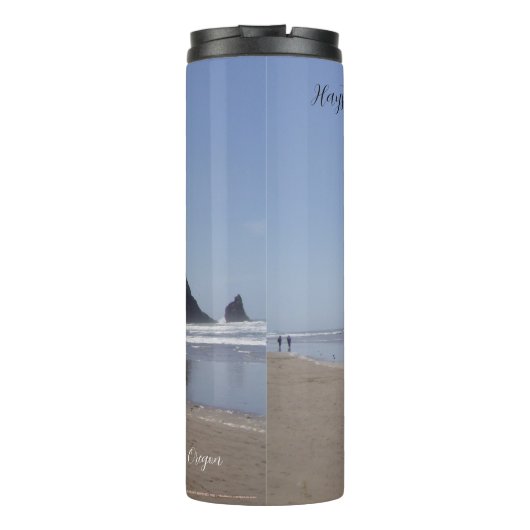 Bouteilles Isothermes Haystack Rock canon plage Oregon Coffee Mug (Dos)