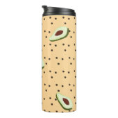 Bouteilles Isothermes Healthy foods. Seamless avocado pattern, avocado (Tourné sur la droite)