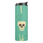 Bouteilles Isothermes Hell Party : Skeleton Halloween Design (Tourné sur la gauche)