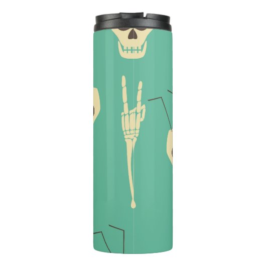 Bouteilles Isothermes Hell Party : Skeleton Halloween Design (Dos)