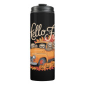 Bouteilles Isothermes Hello Fall Funny Sloth Halloween pumkin Classic T- (Devant)