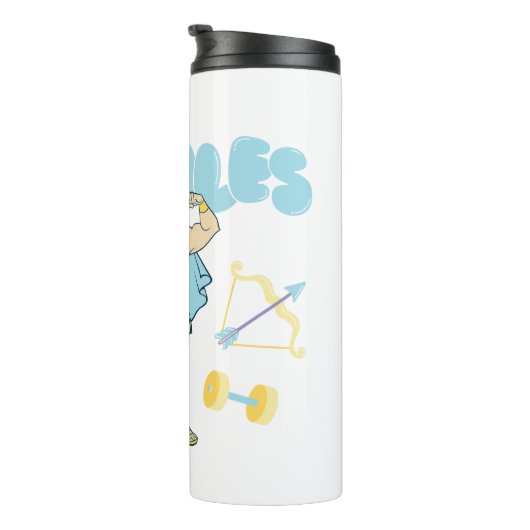 Bouteilles Isothermes Hercules Arrows and Dumbbells Flex Thermal Tumbler (Tourné sur la droite)
