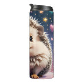 Bouteilles Isothermes Hérisson adorable avec étoiles et coeurs (Tourné sur la droite)