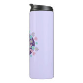 Bouteilles Isothermes Hérisson et fleurs (Tourné sur la droite)