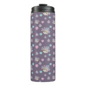 Bouteilles Isothermes hérisson et fleurs motif (Devant)