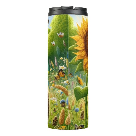 Bouteilles Isothermes Hérisson odorant un tournesol (Dos)