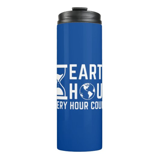 Bouteilles Isothermes Heure de la Terre (Devant)