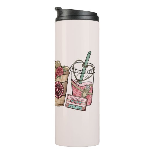 Bouteilles Isothermes Heure du café Cowboy (Tourné sur la droite)