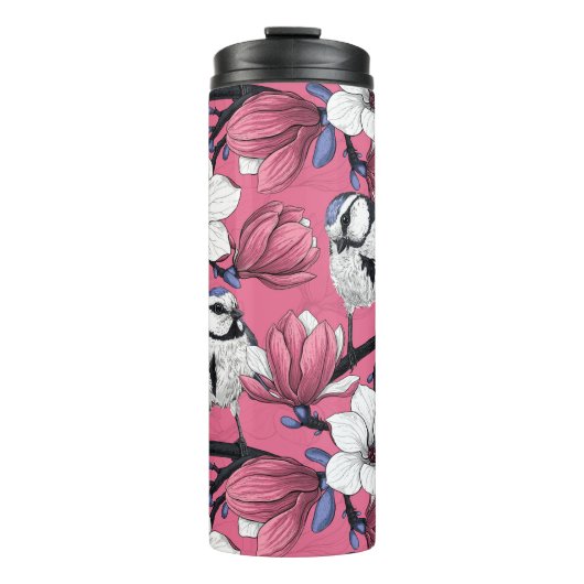 Bouteilles Isothermes Heure du printemps en rose (Devant)