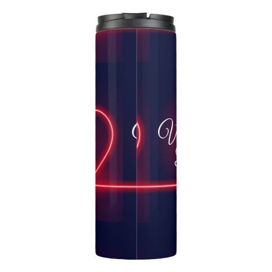 Bouteilles Isothermes Heureuse Sainte-Valentin (Dos)