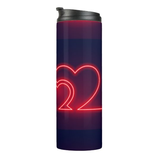 Bouteilles Isothermes Heureuse Sainte-Valentin (Tourné sur la droite)