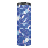 Bouteilles Isothermes Hexagons, triangles : motif abstrait géométrique. (Dos)
