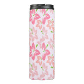 Bouteilles Isothermes Hibiscus Rose, Fleurs Roses, Motif De Fleurs (Dos)