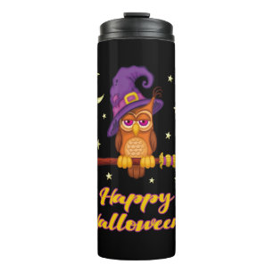 Bouteilles Isothermes Hibou d'Halloween