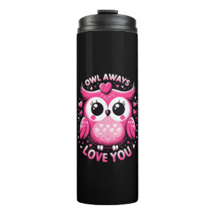 Bouteilles Isothermes Hibou t'aime toujours - Saint-Valentin