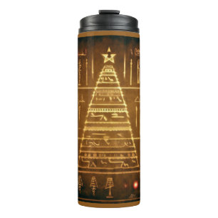 Bouteilles Isothermes Hiéroglyphes égyptiens de Noël 3