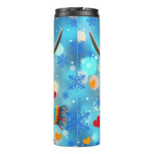 Bouteilles Isothermes Highland Cow in Rainbow Knits" (Dos)