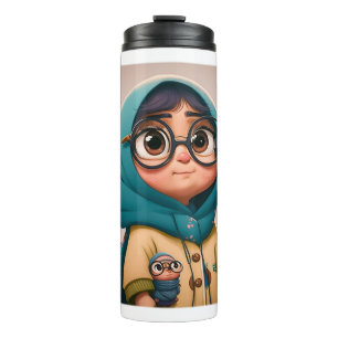 Bouteilles Isothermes Hijab Fille Tumbler Thermal